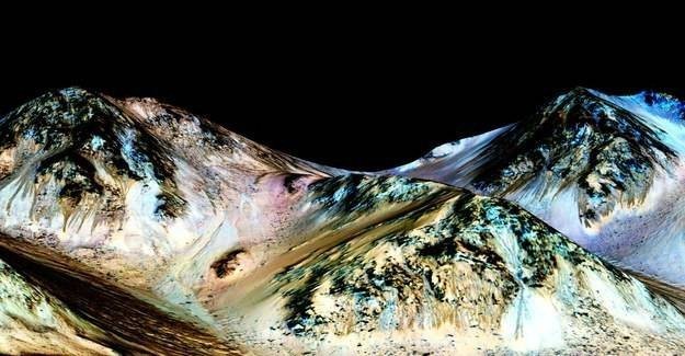 Scientists have discovered evidence for liquid salt water on the surface of Mars. 