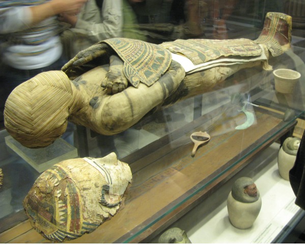 Mummies were used as train fuel