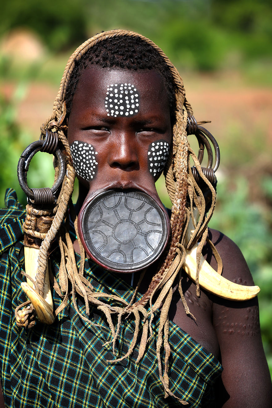 Mursi Tribe Girl