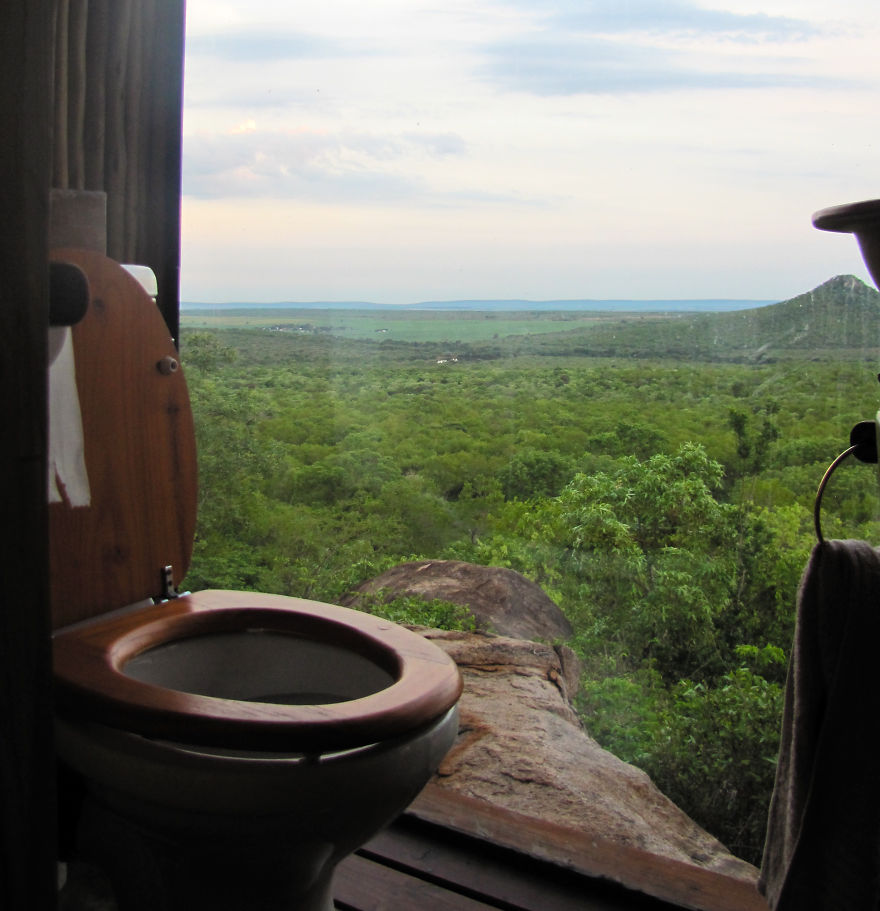 Toilet In Safari Lodge, South Africa