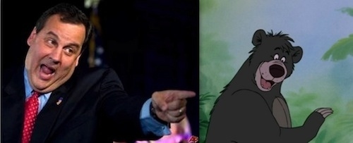 Chris Christie as Baloo