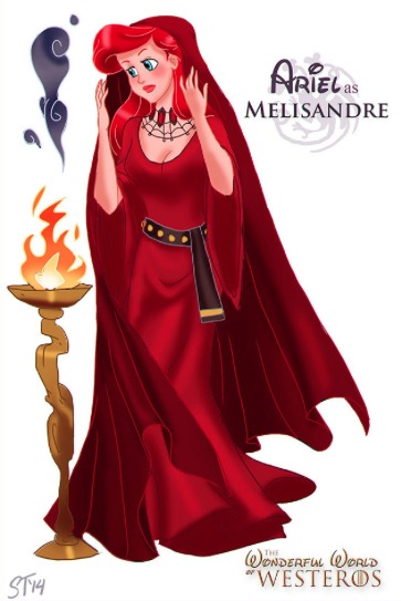 Ariel as Melisandre