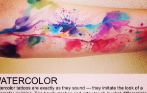 Stunning Watercolor Tattoos (Photo Album)