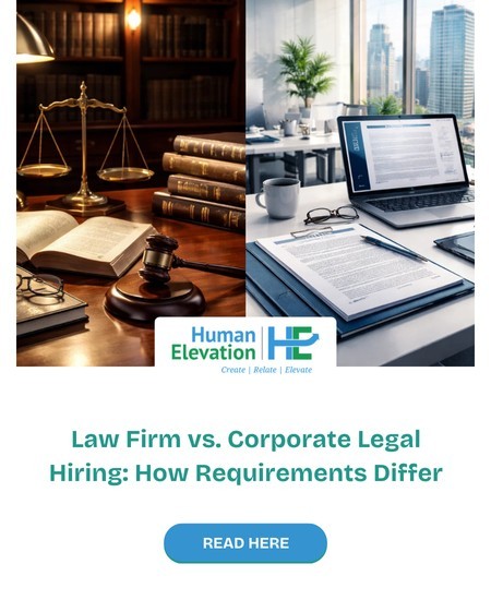 Law Firm vs. Corporate Legal Hiring: How Requirements Differ