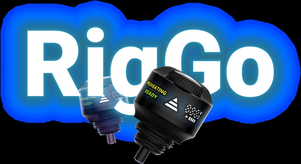 Electric Dab Rig: RigGo Palm-Sized Bottled Water Dab Rig