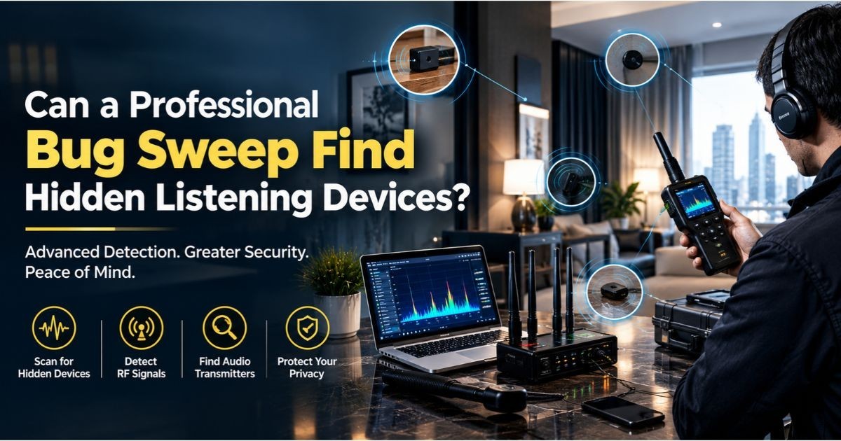 Can a Professional Bug Sweep Find Hidden Listening Devices?