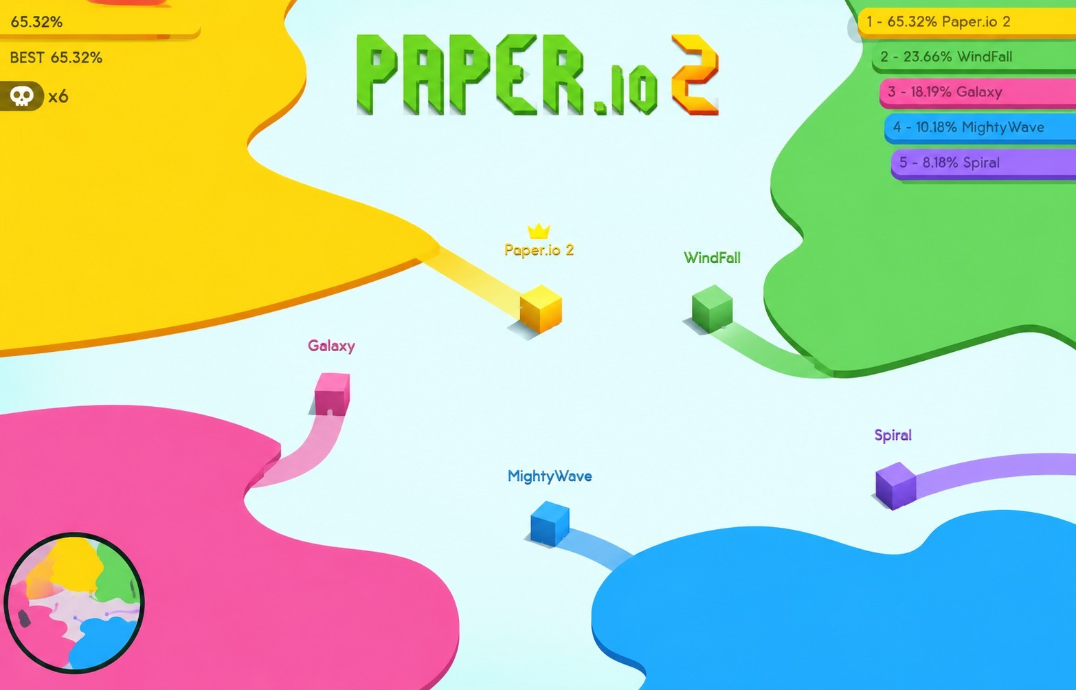 Conquer the Colorful Grid: A Guide to Paper.io 2