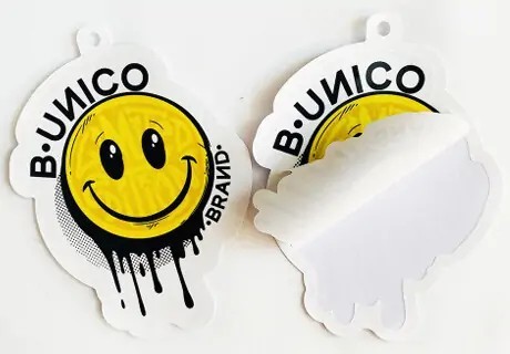Durable Hang Tag Stickers with Logo For Easy Product Labelling