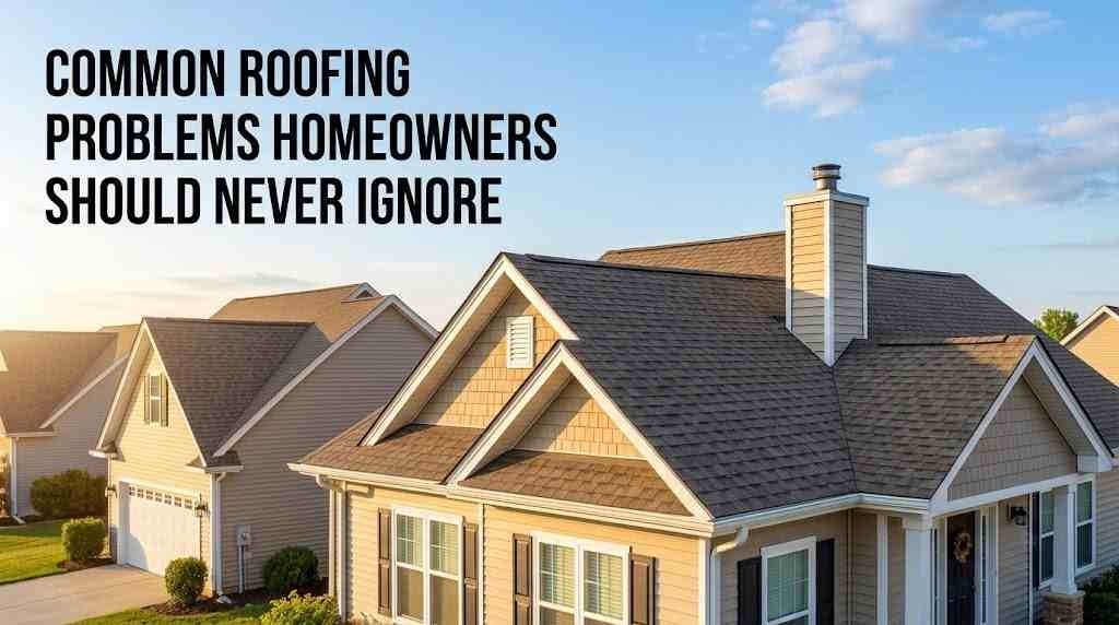 Common Roofing Problems Homeowners Should Never Ignore