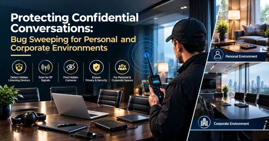 Protecting Confidential Conversations: Bug Sweeping for Personal and Corporate Environments