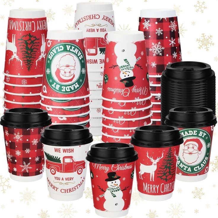 Branded Hot Chocolate Paper Cups For Holiday Events